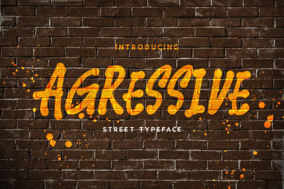 Agressive Display Font for Bold Branding
