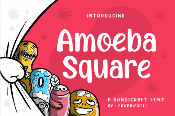 Amoeba Square: A Simple Display Font for Bold Branding