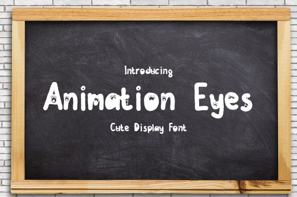 Animation Eyes Font Review and Download Guide