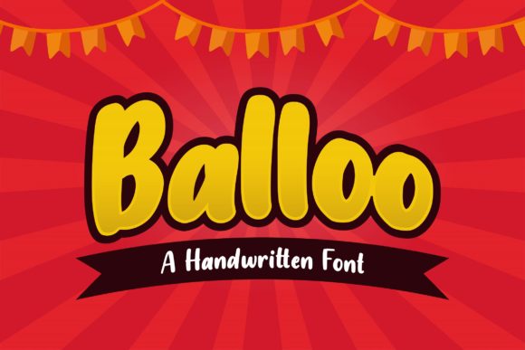 Balloo: A Joyful Display Font for Creative Projects