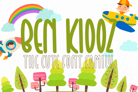 Ben Kidoz: A Playful Display Font for Creative Projects