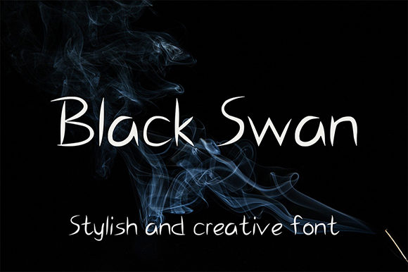 Black Swan: A Modern Display Font for Creative Projects
