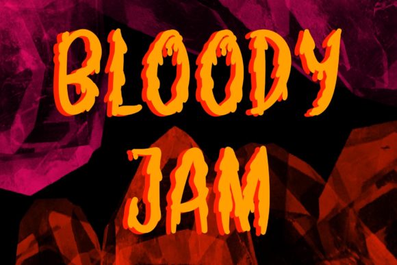 Bloody Jam Font for Spooky Halloween Creations