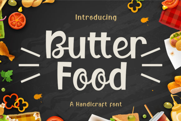 Butter Food Font Adds Joy to Editorial Designs
