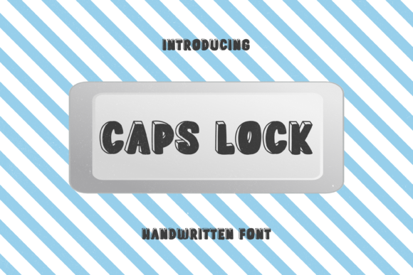 Caps Lock: A Bold Display Font for Standout Editorial Design