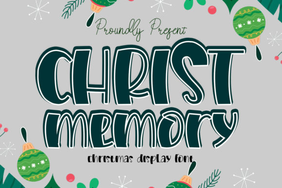 Christ Memory: A Display Font for Authentic Creative Expression