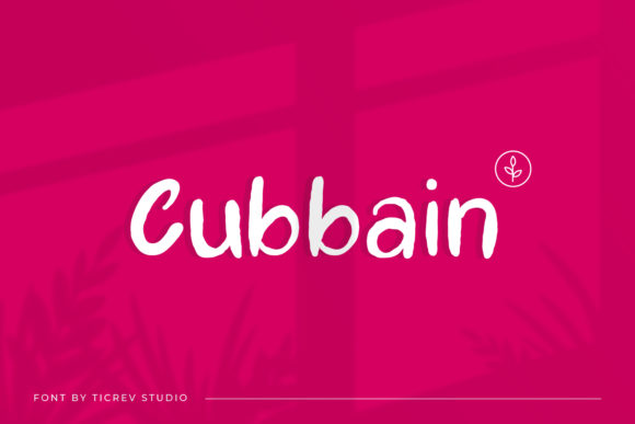 Cubbain: A Sweet Display Font for Modern Editorial Design