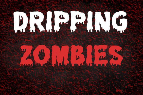 Dripping Zombie Font for Bold Halloween Branding