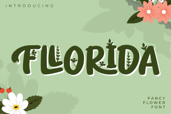 Fllorida Display Font for Creative Editorial Design