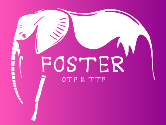 Foster: A Cute Display Font for Creative Projects