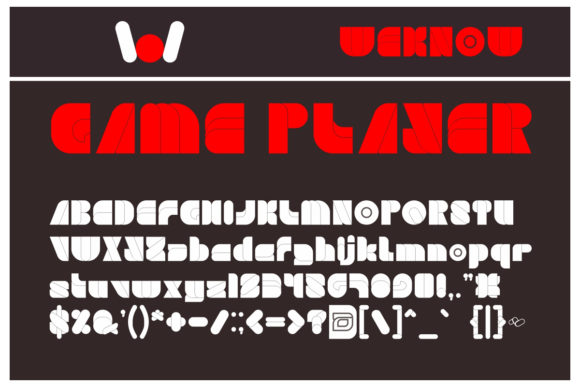 Game Player Font for Eye-Catching Campaign Designs