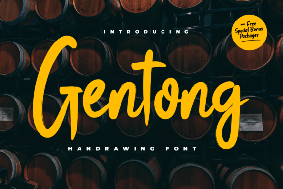 Gentong: A Joyful Display Font for Creative Projects