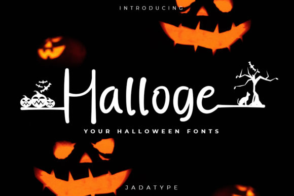 Halloge: A Halloween-Inspired Display Font for Web Design