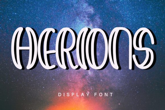 Herions: A Futuristic Font for Modern Branding