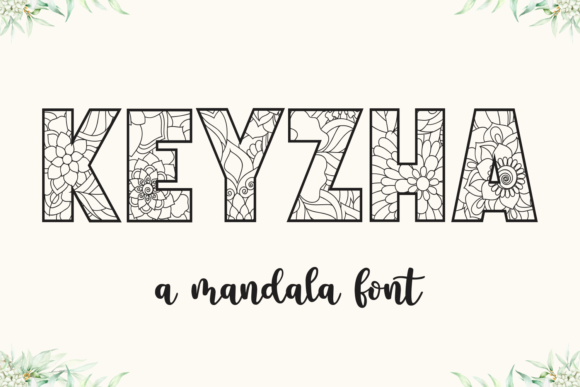 Keyzha: A Bold Display Font for Digital Creativity