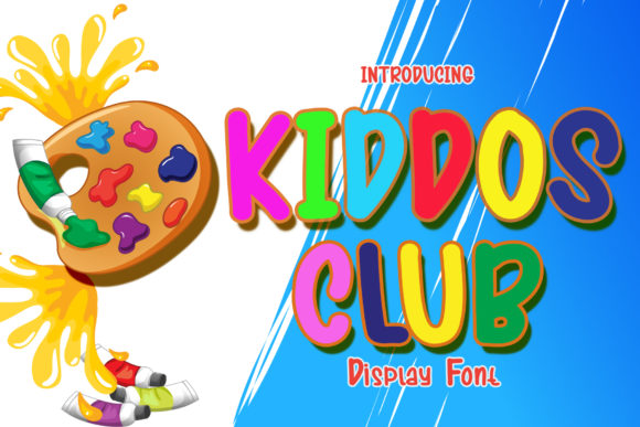 Kiddos Club: A Quirky Font for Bright Branding Projects