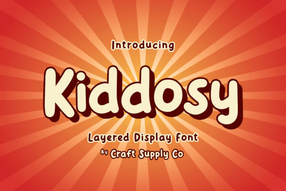 Kiddosy Font for Eye-Catching Campaign Design