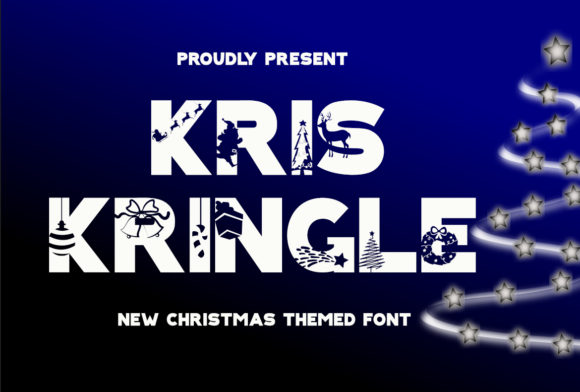 Kris Kringle Font for Bold and Festive Craft Projects
