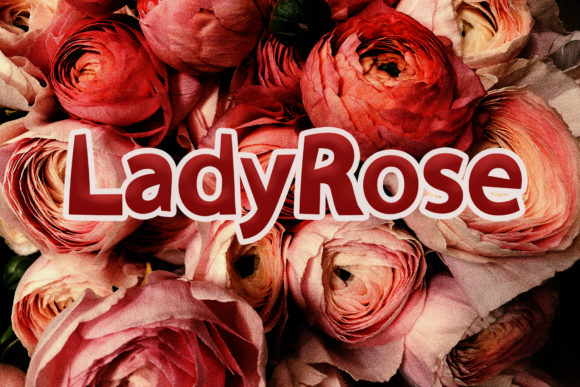 Lady Rose Display Font for Handmade Creations