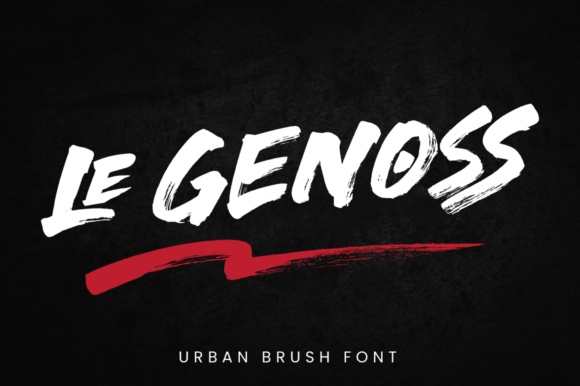 Le Genoss: A Display Font for Handmade Creativity