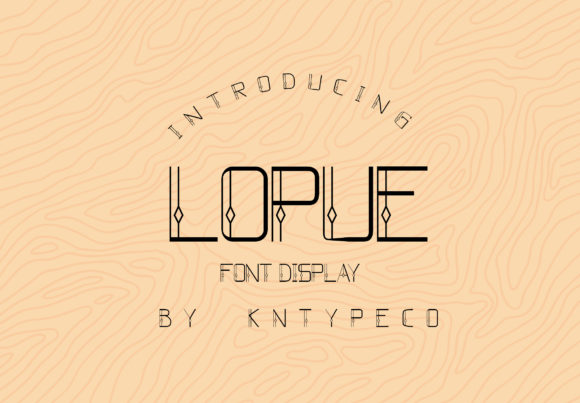 Lopue: A Retro Font That Boosts Brand Identity