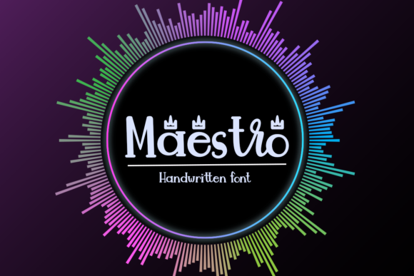 Maestro: A Whimsical Display Font for Branding Projects