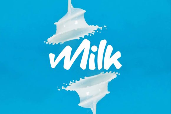 Milk Font for Fresh and Contemporary Branding