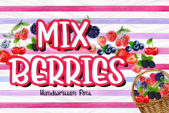 Mix Berries Display Font for Eye-Catching Campaigns