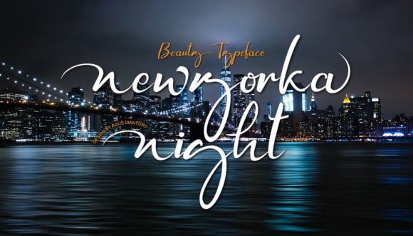 Newyorka Night Font for Modern Branding and Design
