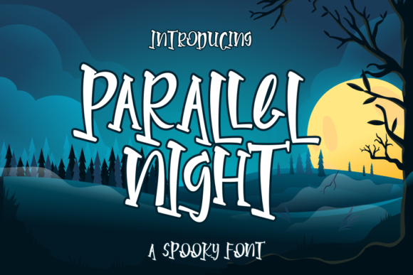 Parallel Night: A Youthful Display Font for Modern Web Design