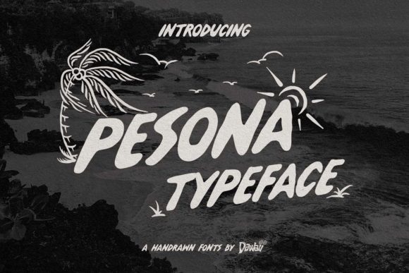 Pesona: A Vintage-Inspired Display Font for Editorial Design