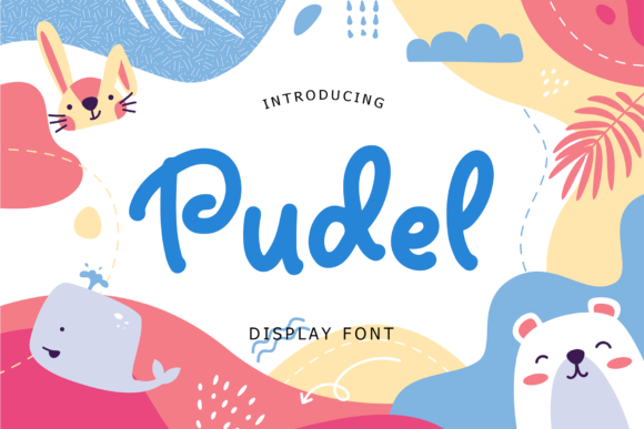 Pudel: A Cute Display Font for Bold Branding