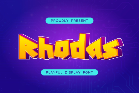 Rhodas: A Bold Display Font for Business Branding