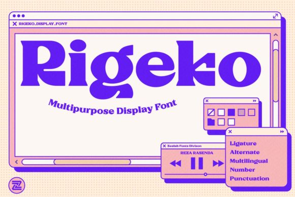 Rigeko: A Bold Font to Elevate Your Brand’s Visual Identity