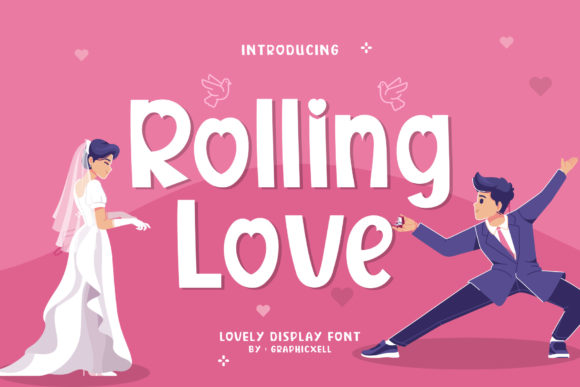Rolling Love: A Font That Adds Joy to Branding