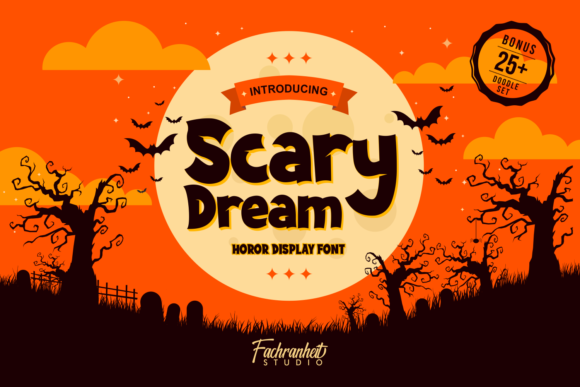 Scary Dream Font for Halloween-Themed Web Design