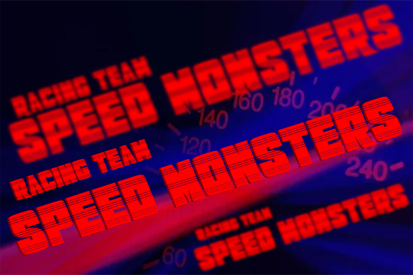Speed Monsters: A Modern Display Font for Bold Campaigns