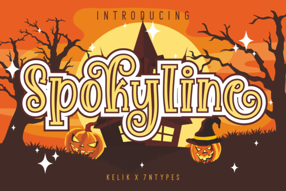 Spokyline: A Playful Display Font for Digital Creativity