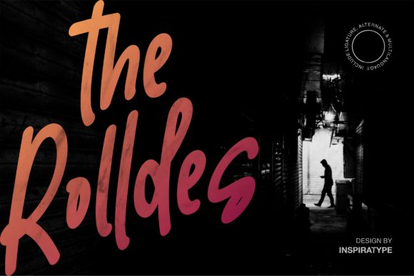 The Rolldes: A Unique Display Font for Creative Crafters