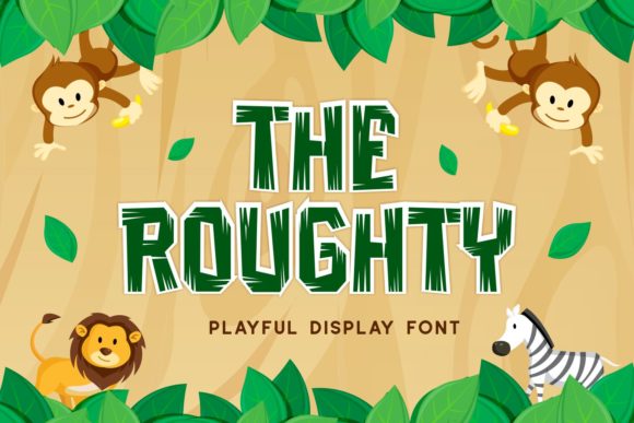The Roughty Font for Playful Craft Projects